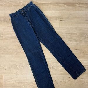 Levi’s Vintage 1970's Tulip Patch Dark Wash Straight Leg Jeans
